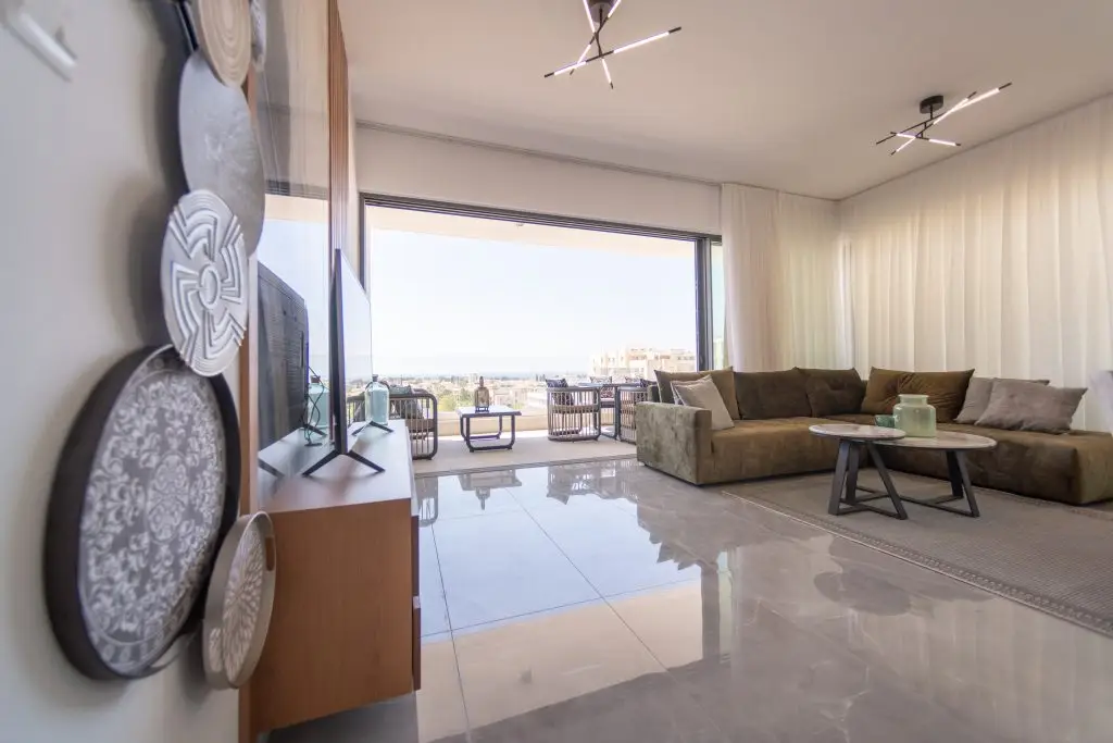 olias apartment overview of paphos